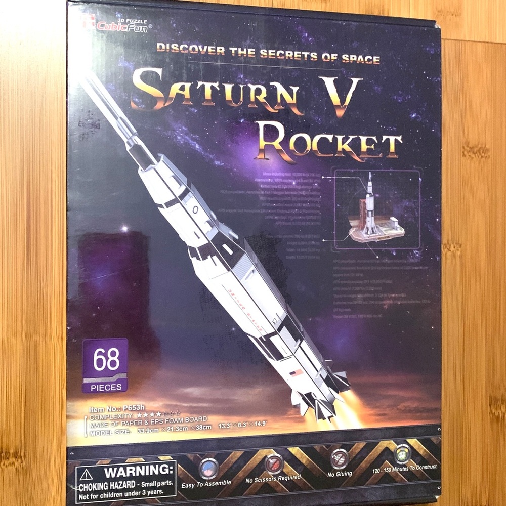🎁Saturn V Rocket - 68 3D Jigsaw Puzzle